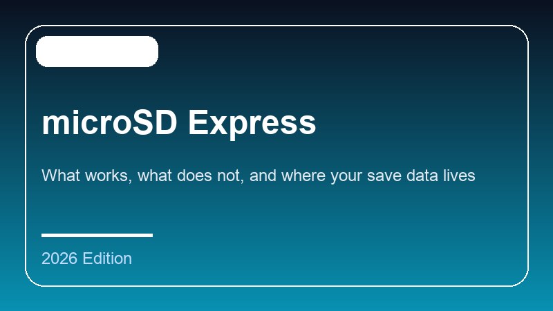 Illustrated guide to Nintendo Switch 2 microSD Express storage