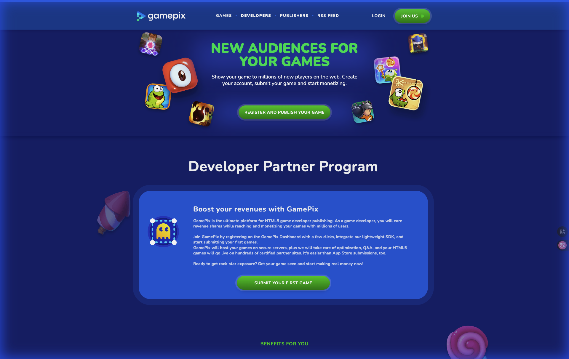 GamePix Developer Portal