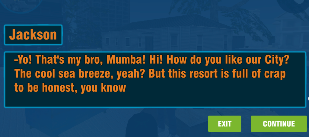 GTA Simulator NPC Interaction - Talking to Jackson in the city