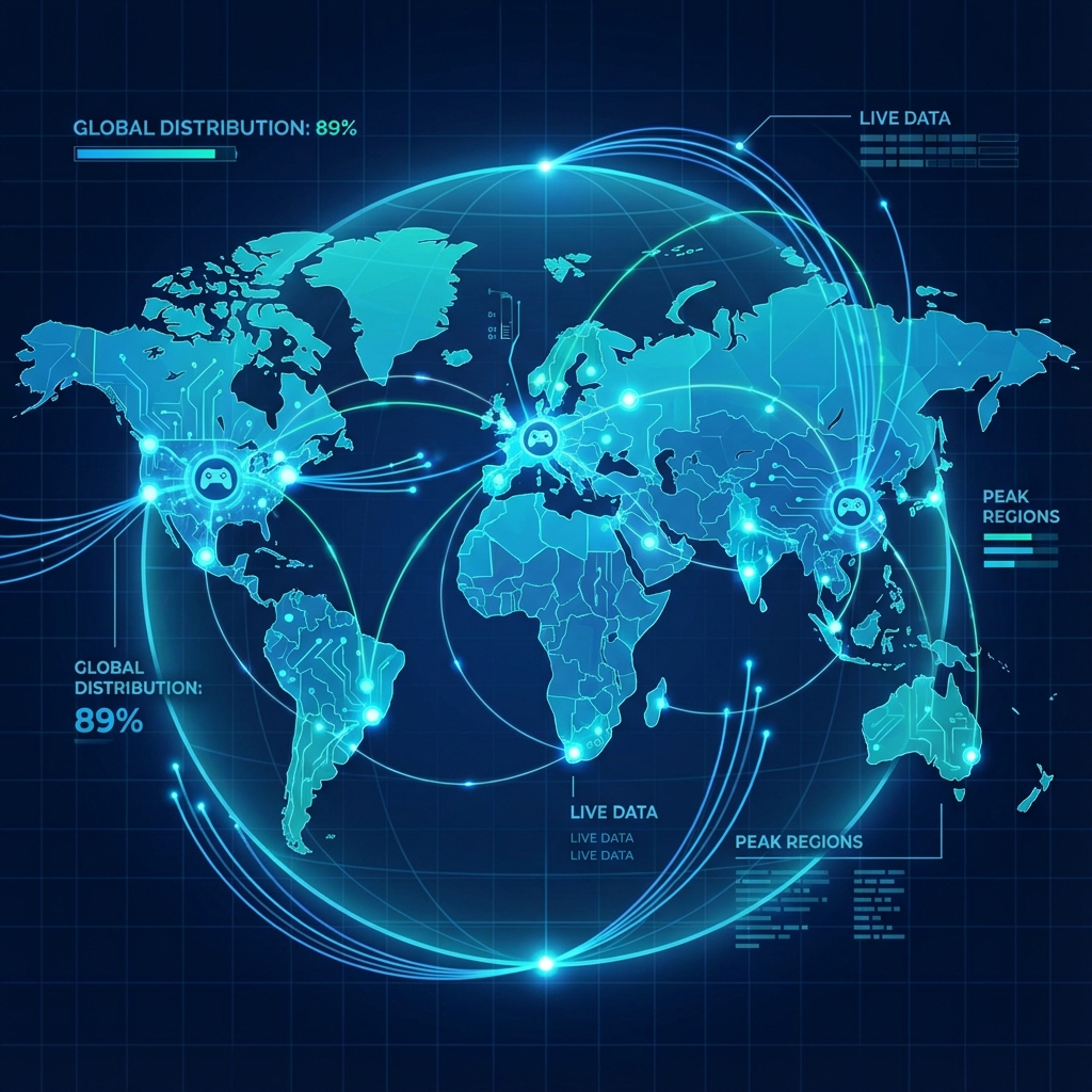 Global HTML5 Game Distribution Map