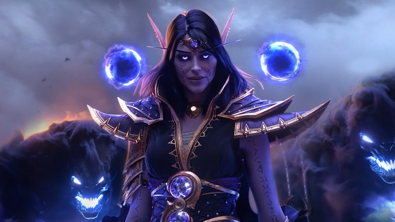 World of Warcraft: Midnight expansion key art featuring the Void invasion of Quel'Thalas