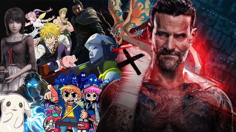 Collage of March 2026 major game releases including Crimson Desert and Fatal Frame II
