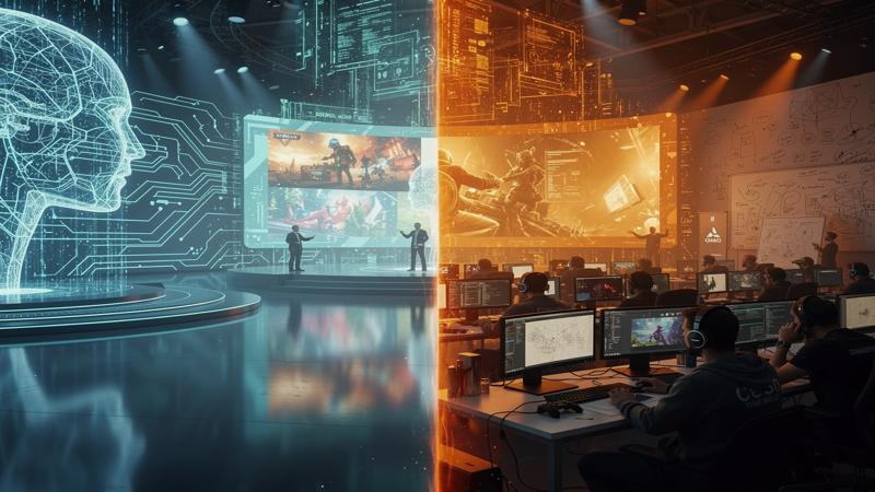 GDC AI survey - divided conference hall