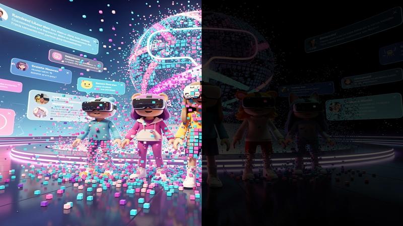 Meta Horizon Worlds VR metaverse shutdown digital world fading