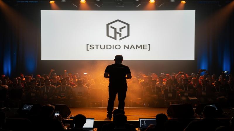 Game developer keynote stage announcement indie studio launch
