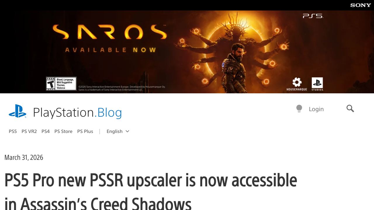 Sony’s upgraded PSSR started showing up in shipping games instead of just roadmap talk