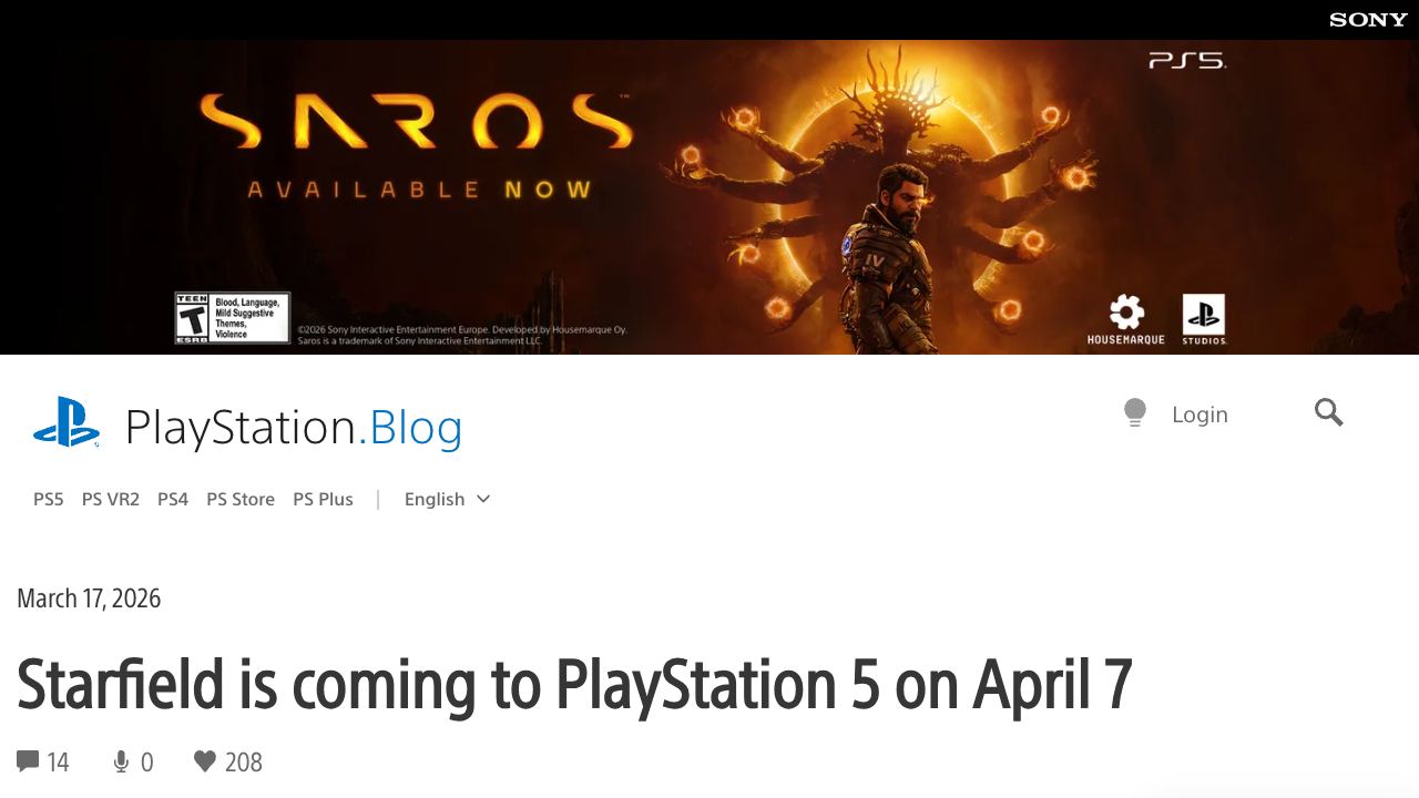 Starfield landing on PS5 became one of the week’s clearest cross-platform milestones