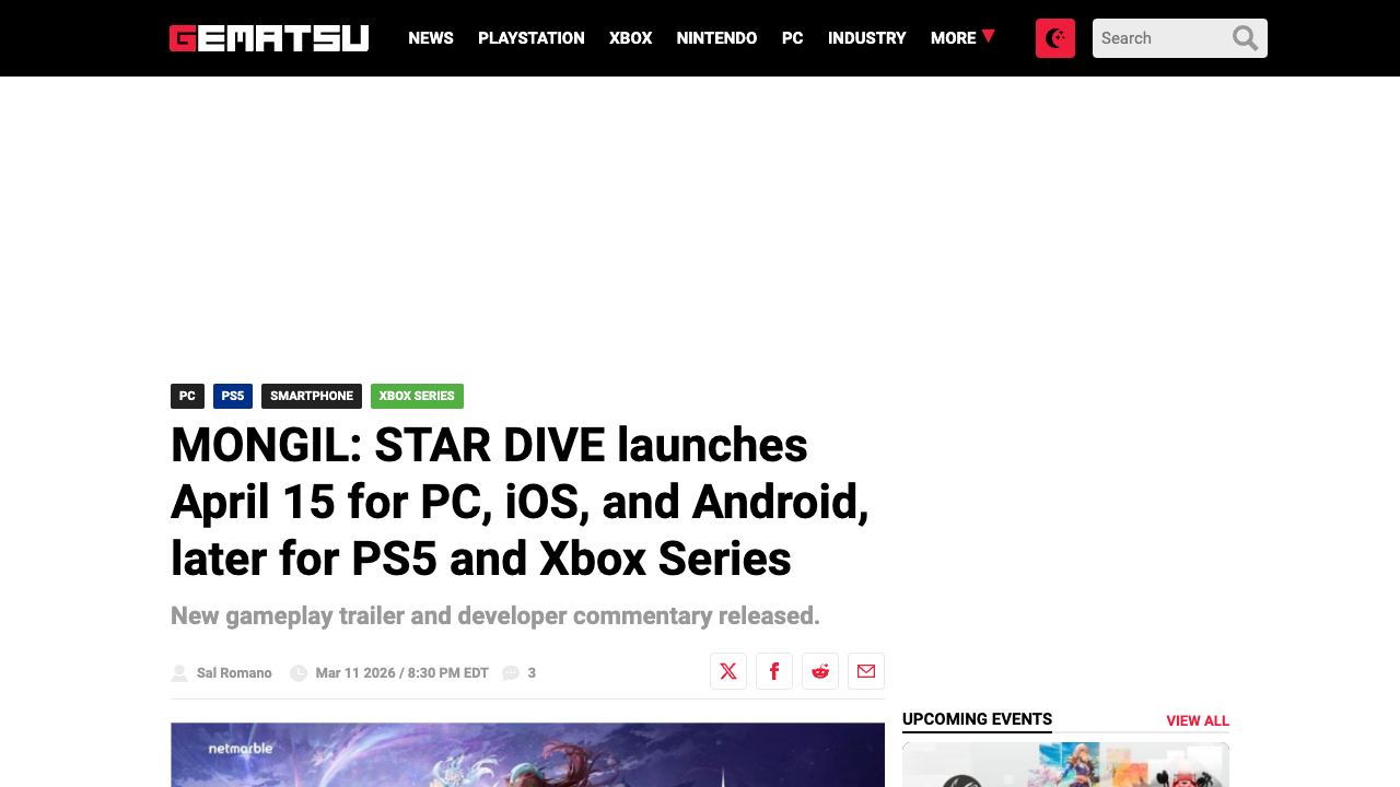 MONGIL: STAR DIVE gave the mid-month window a bright, mobile-first action RPG release