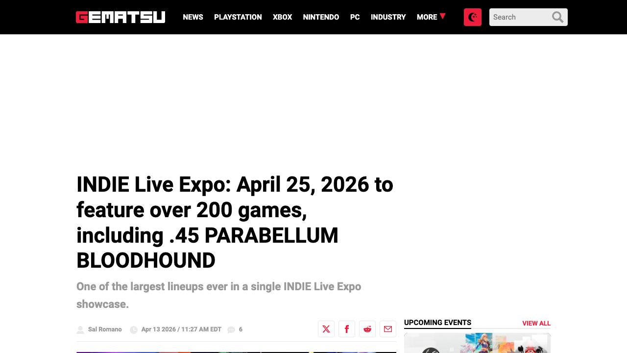 INDIE Live Expo lined up more than 200 games and reinforced how showcase volume is scaling