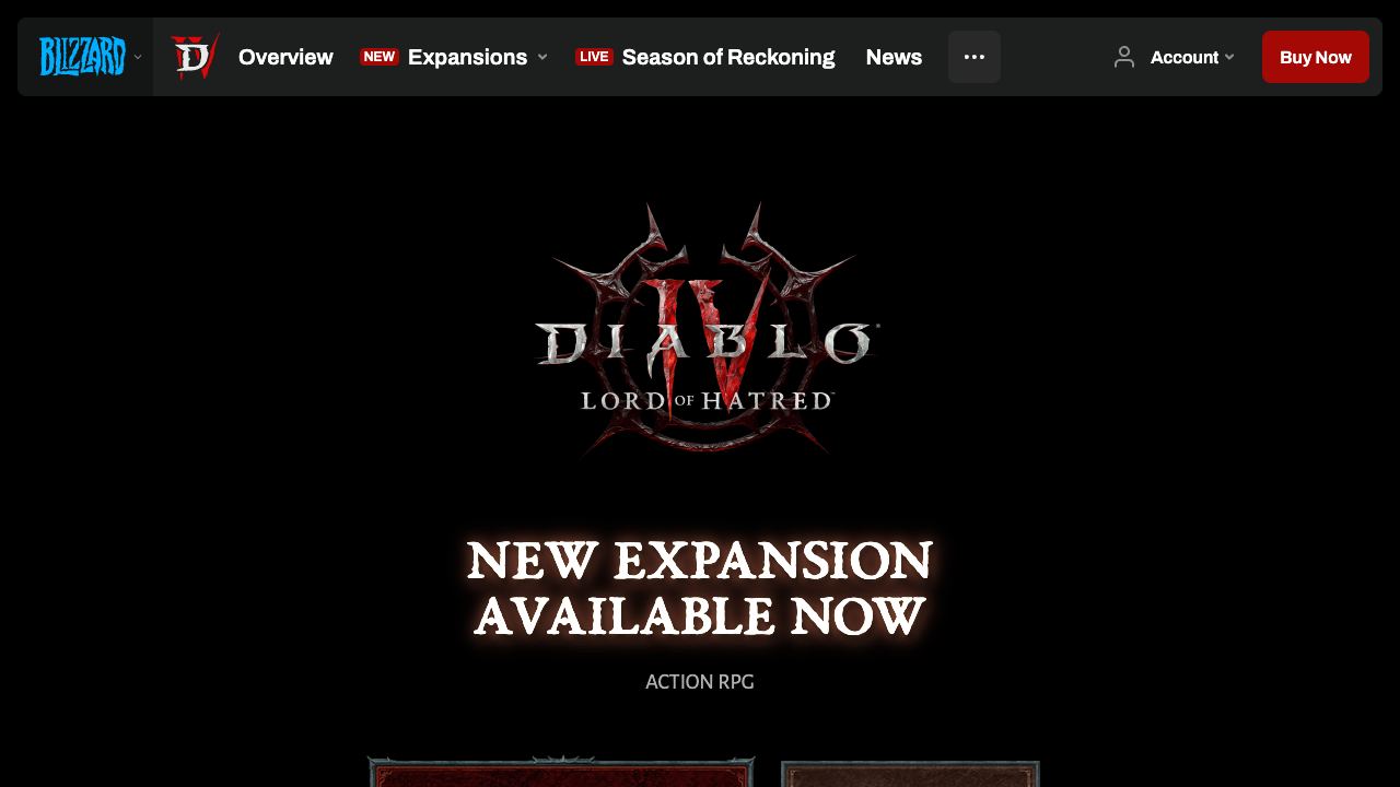 Diablo IV: Lord of Hatred expansion arrives April 28 with Paladin and Warlock classes plus Skovos region