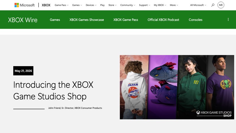 Xbox Game Studios Shop gives Microsoft a unified first-party merchandise lane