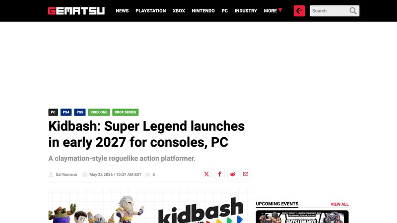 Kidbash: Super Legend gives the revived Acclaim a claymation-style indie bet