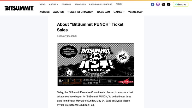 BitSummit PUNCH reaches its final public day in Kyoto
