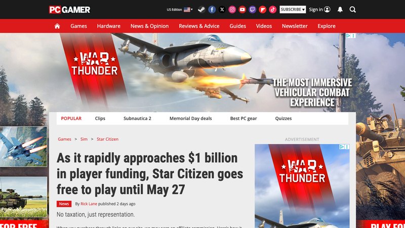 Star Citizen keeps DefenseCon open with a free-play window