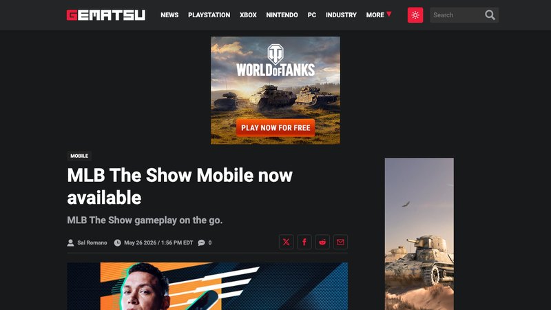 MLB The Show Mobile launches worldwide