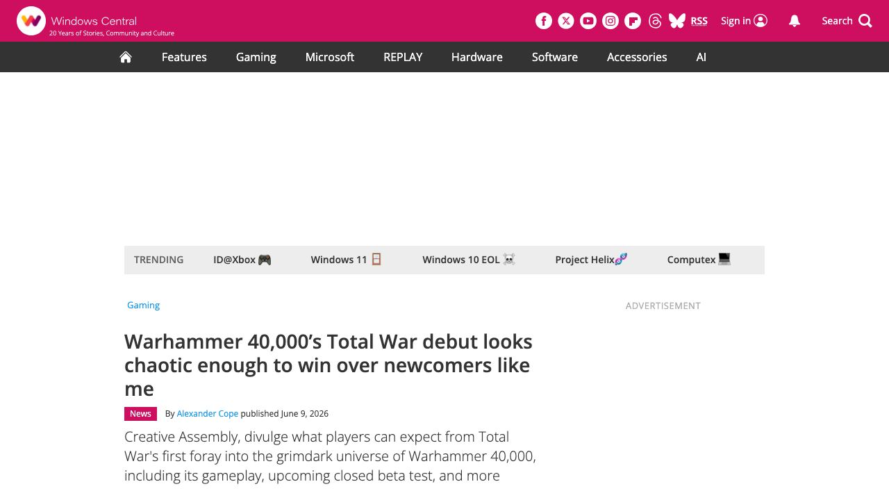 Total War: Warhammer 40,000 gives PC strategy a cross-platform spotlight