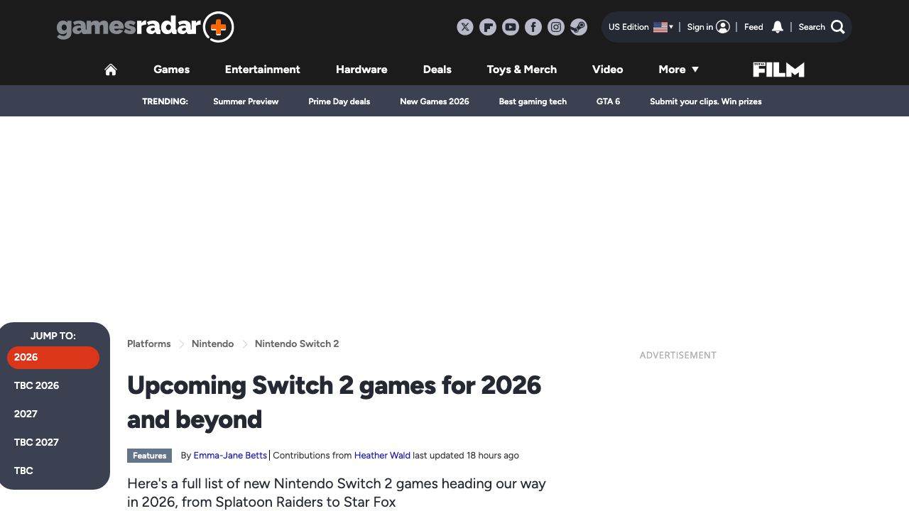 Upcoming Switch 2 game lists become the practical buyer guide