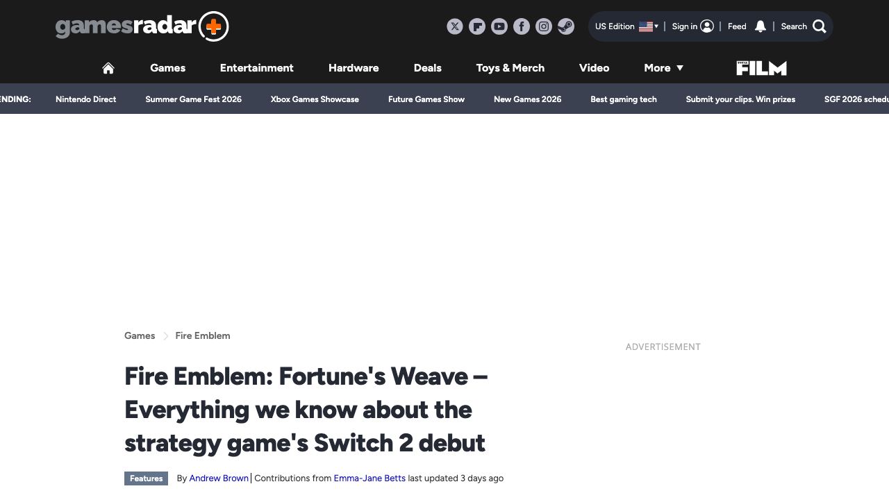 Fire Emblem: Fortune's Weave gets a September 17 Switch 2 release date