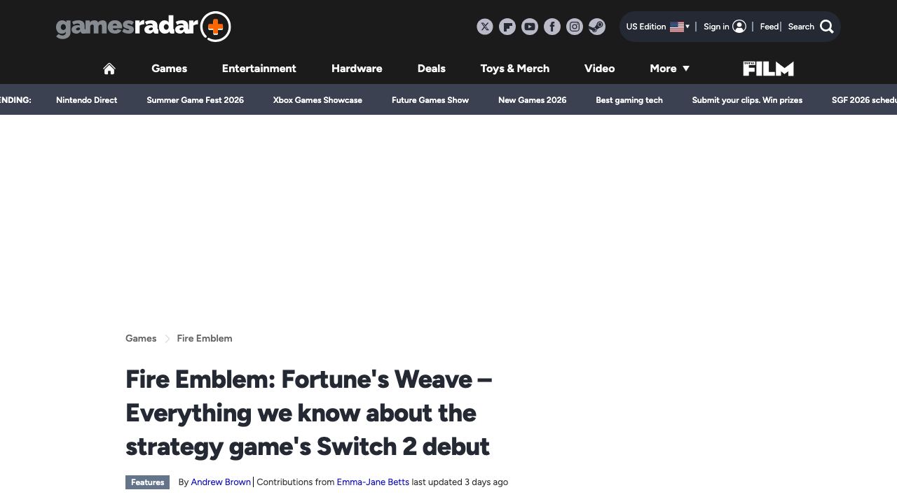 Fire Emblem: Fortune's Weave details settle around Dagsion and the Heroic Games