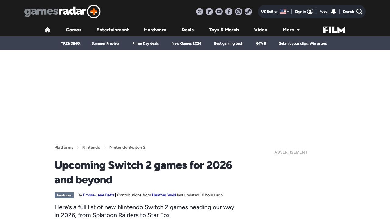 Final Fantasy and Kingdom Hearts mentions keep Square Enix visible on Switch 2