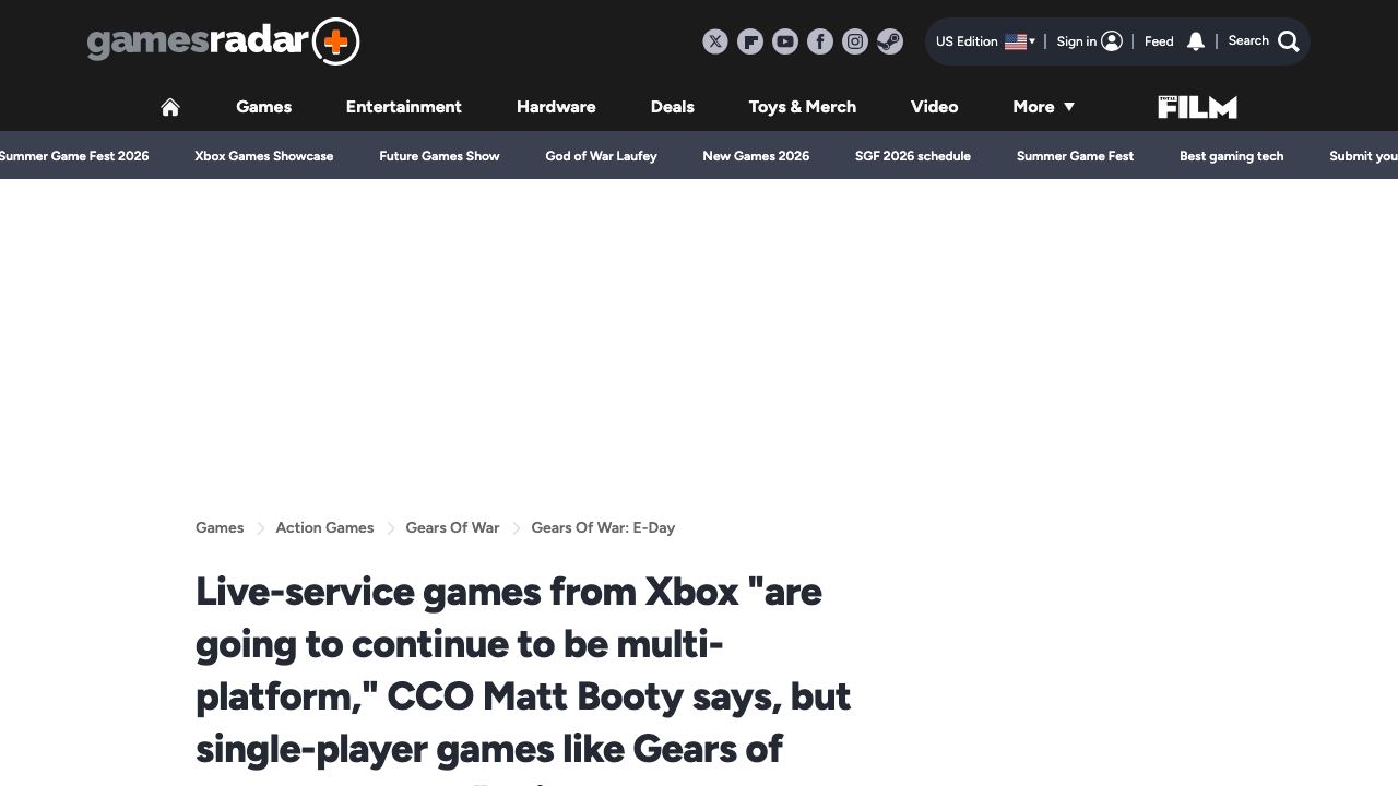 Xbox keeps live-service games multi-platform while single-player titles stay case-by-case