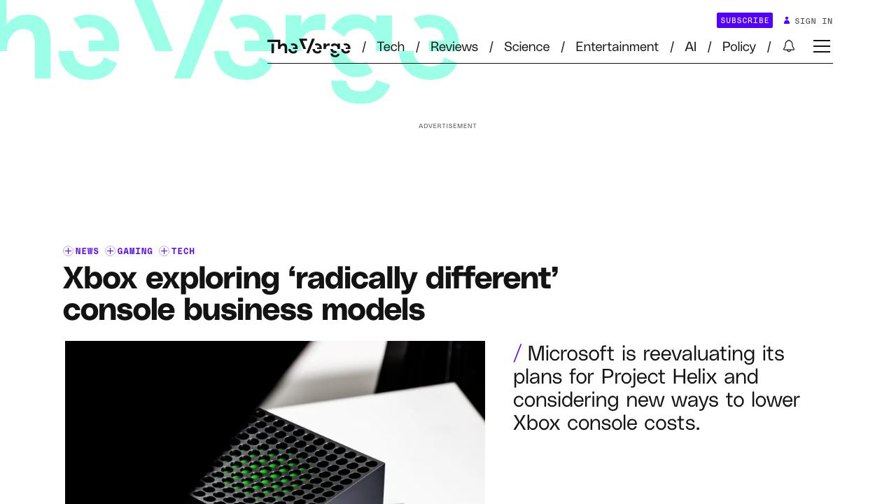 Xbox explores new console business models as memory costs pressure next-gen hardware