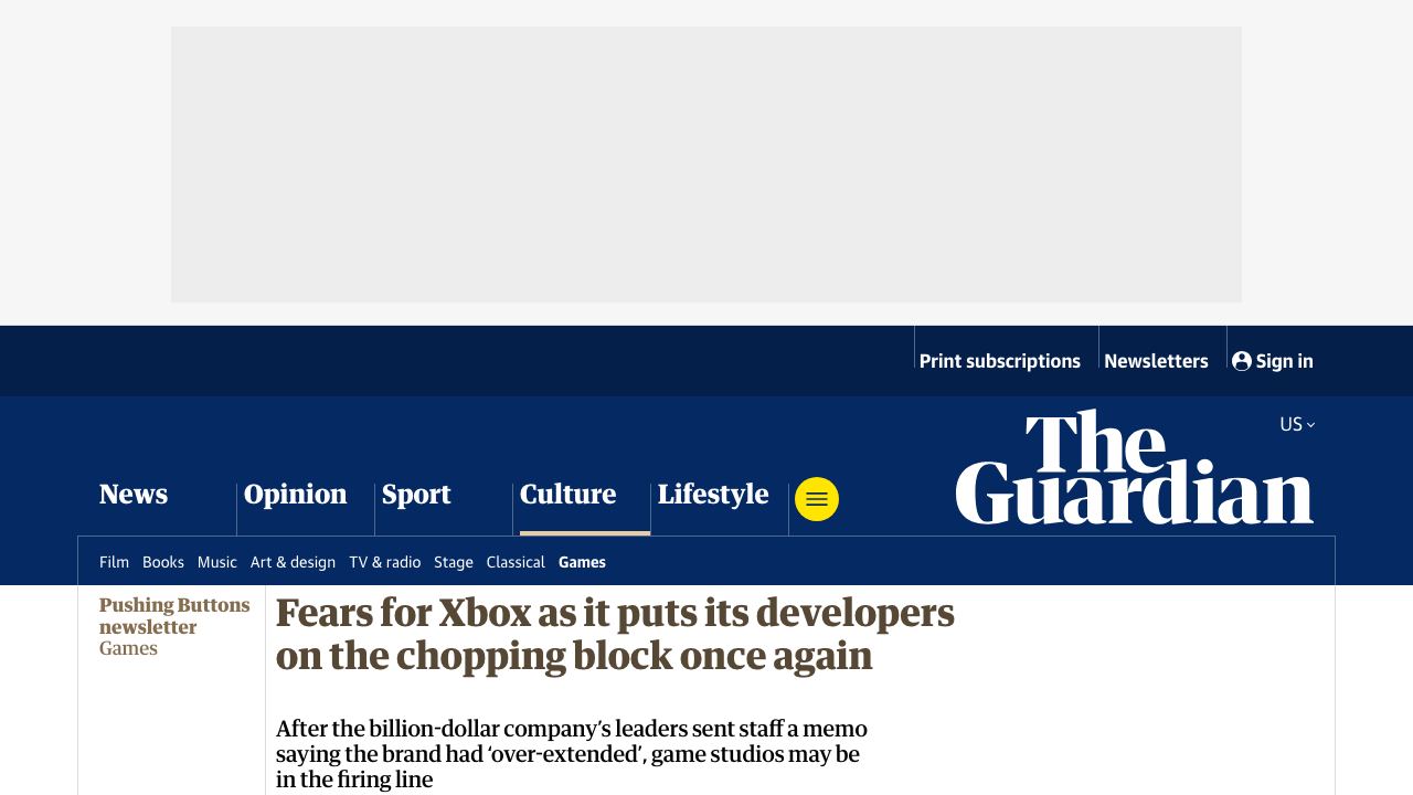 Xbox studio uncertainty puts creative teams back on the firing line