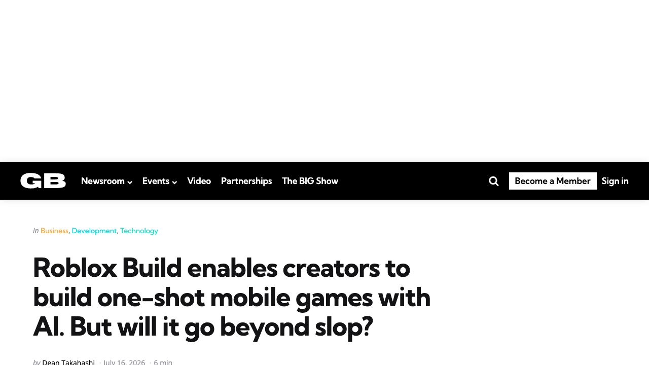 Roblox Build mobile interface creating a game from a prompt