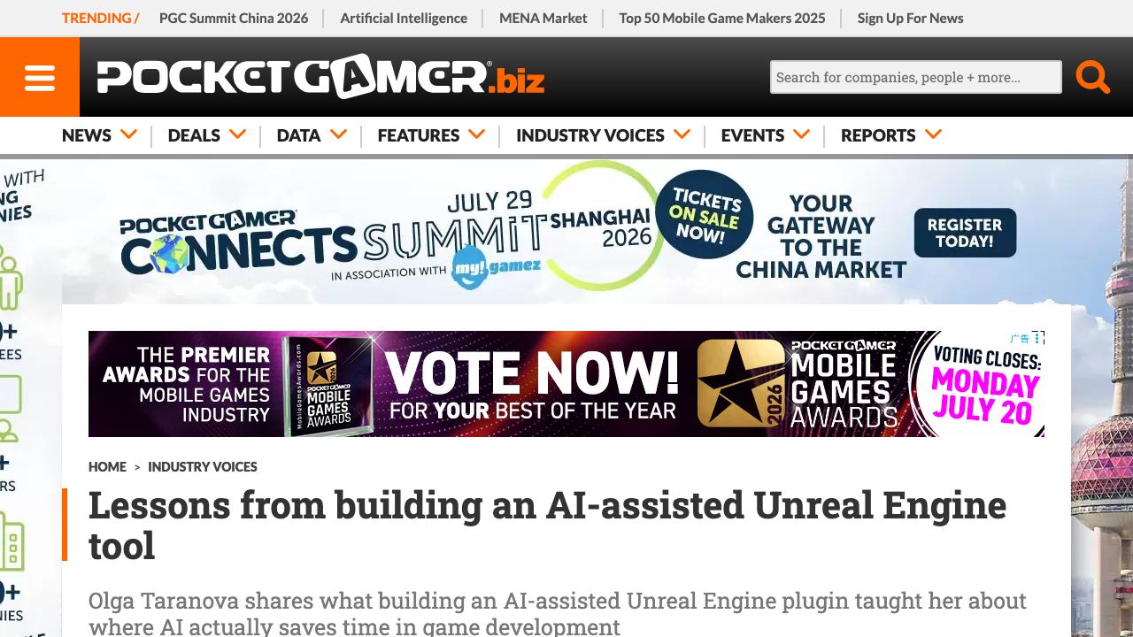 AI-assisted Unreal Engine plugin production case
