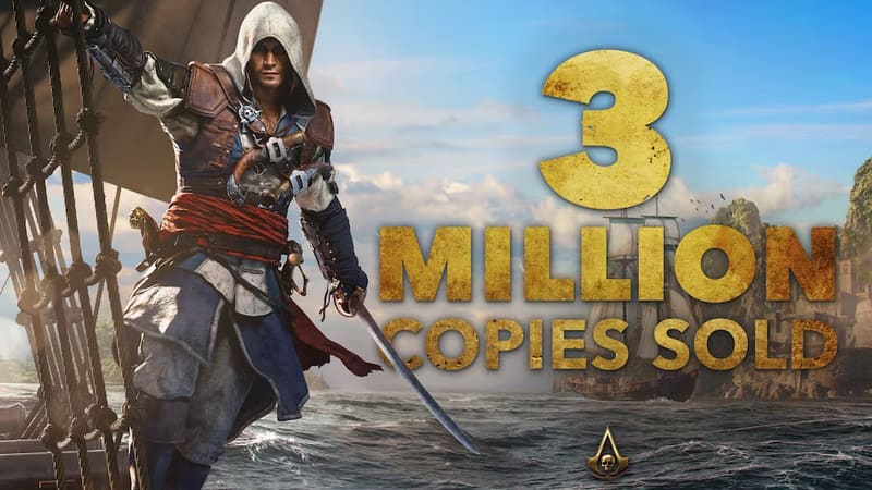 Assassin's Creed Black Flag Resynced sales milestone