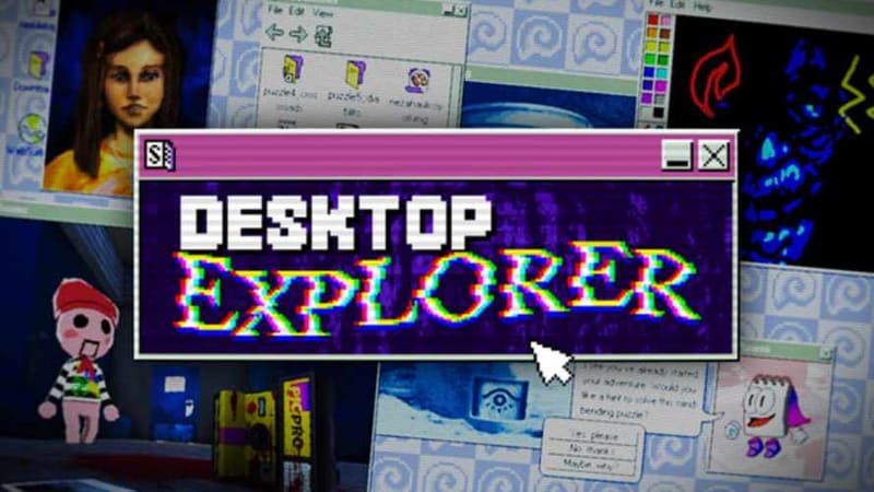 Desktop Explorer fake operating system horror game