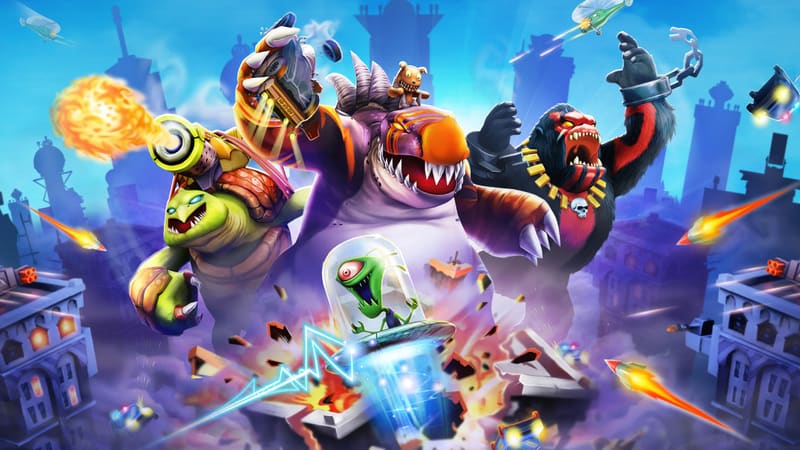 Alpha Dog Games studio identity and Mighty Doom development artwork