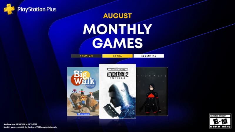 PlayStation Plus August lineup