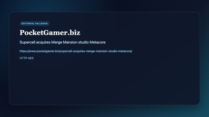 Merge Mansion, the hit puzzle game from Supercell's newly acquired studio Metacore