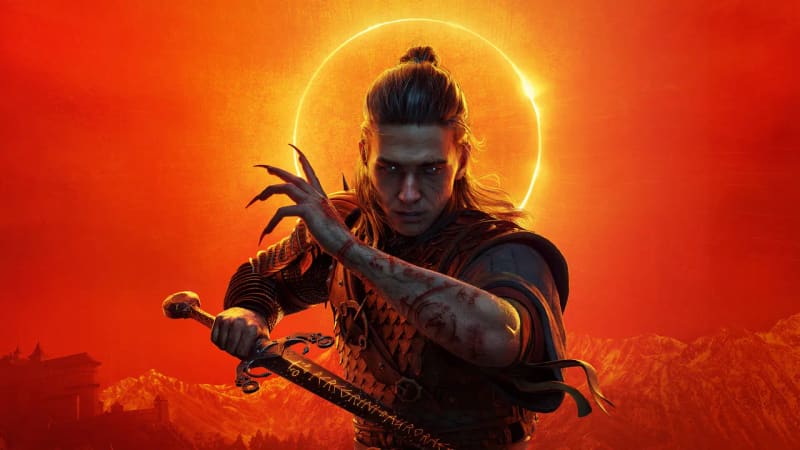 The Blood of Dawnwalker key art of the vampire protagonist