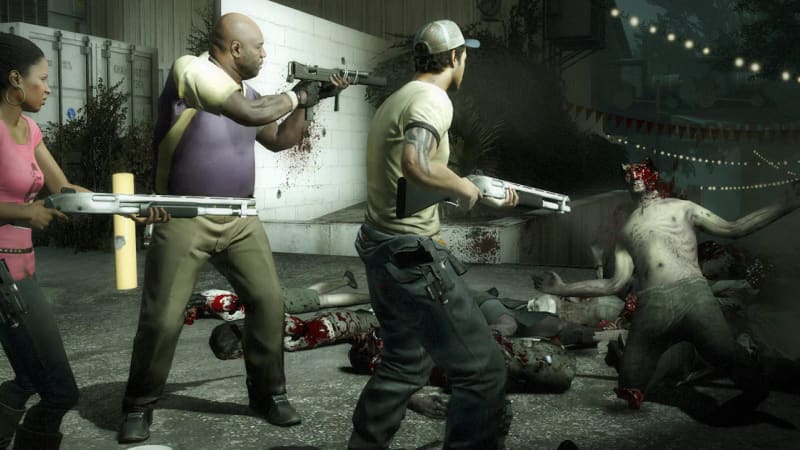 Left 4 Dead 2 artwork and Valve branding