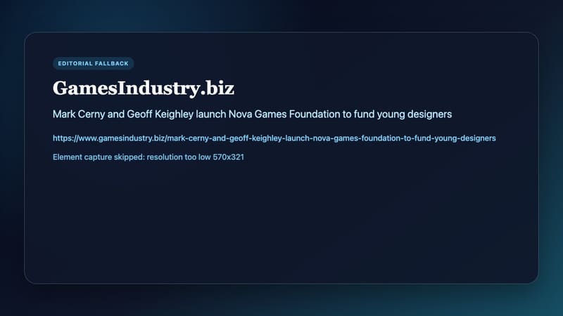 Nova Games Foundation announcement