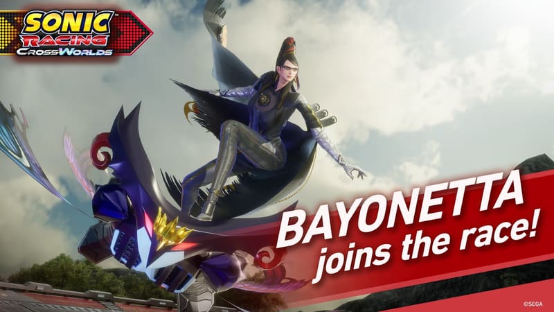 Bayonetta joining Sonic Racing CrossWorlds