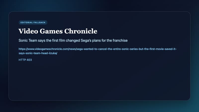 Sonic Team says the first film changed Sega’s plans for the franchise