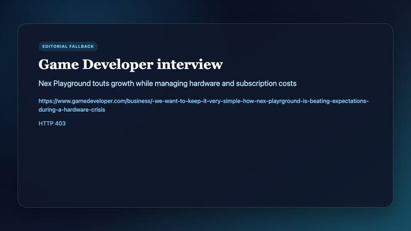 Nex Playground touts growth while managing hardware and subscription costs