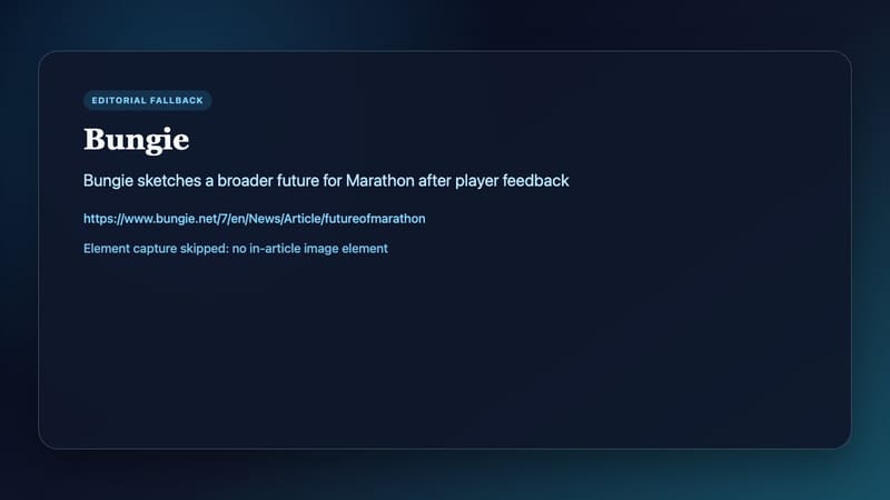 Bungie sketches a broader future for Marathon after player feedback