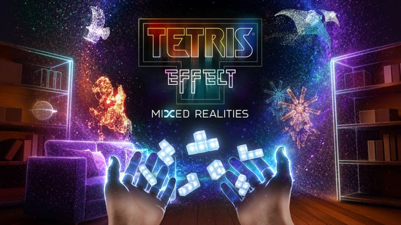 Tetris Effect: Mixed Realities turns the room into a puzzle space