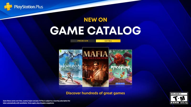 PlayStation Plus October Game Catalog promotional artwork