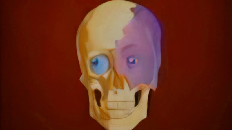 Hand-painted skull artwork from the Knightmare game reveal