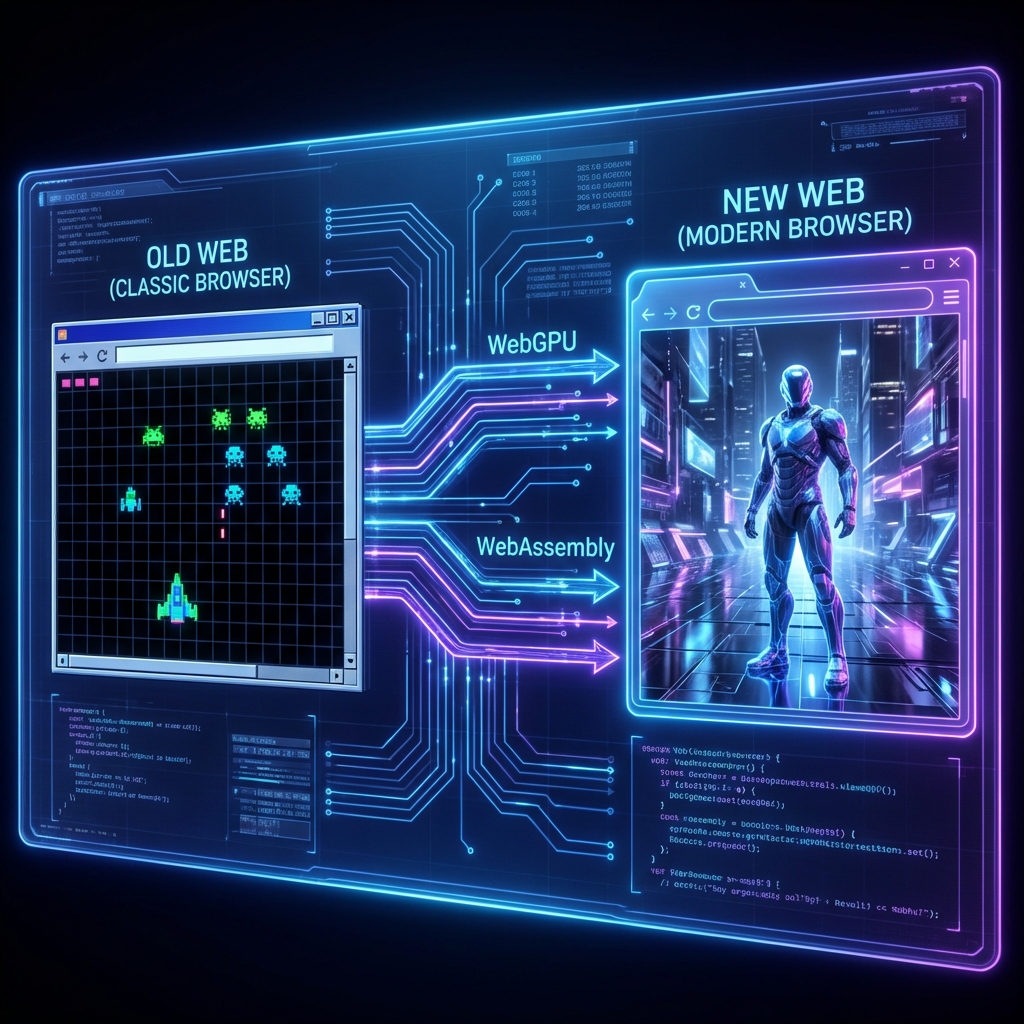 WebGPU Power Illustration